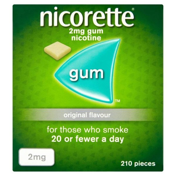 Nicorette Original Flavour 2mg – 210 Pieces