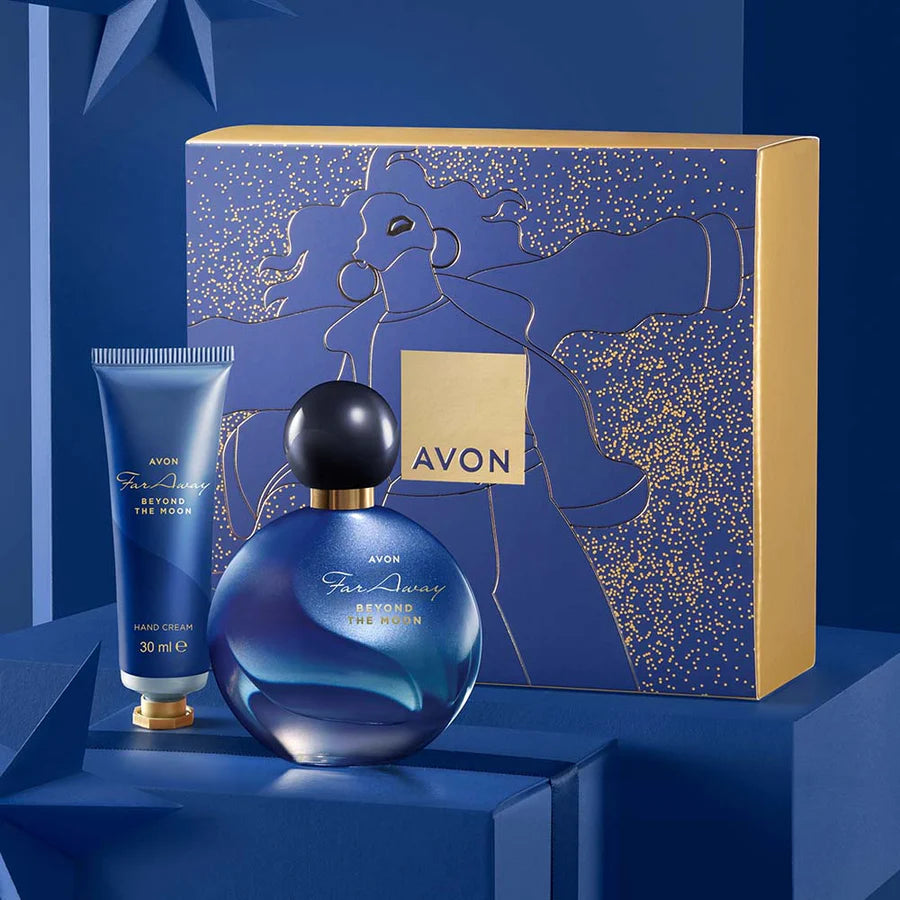 Avon Far Away Perfume Beyond the Moon Gift Set