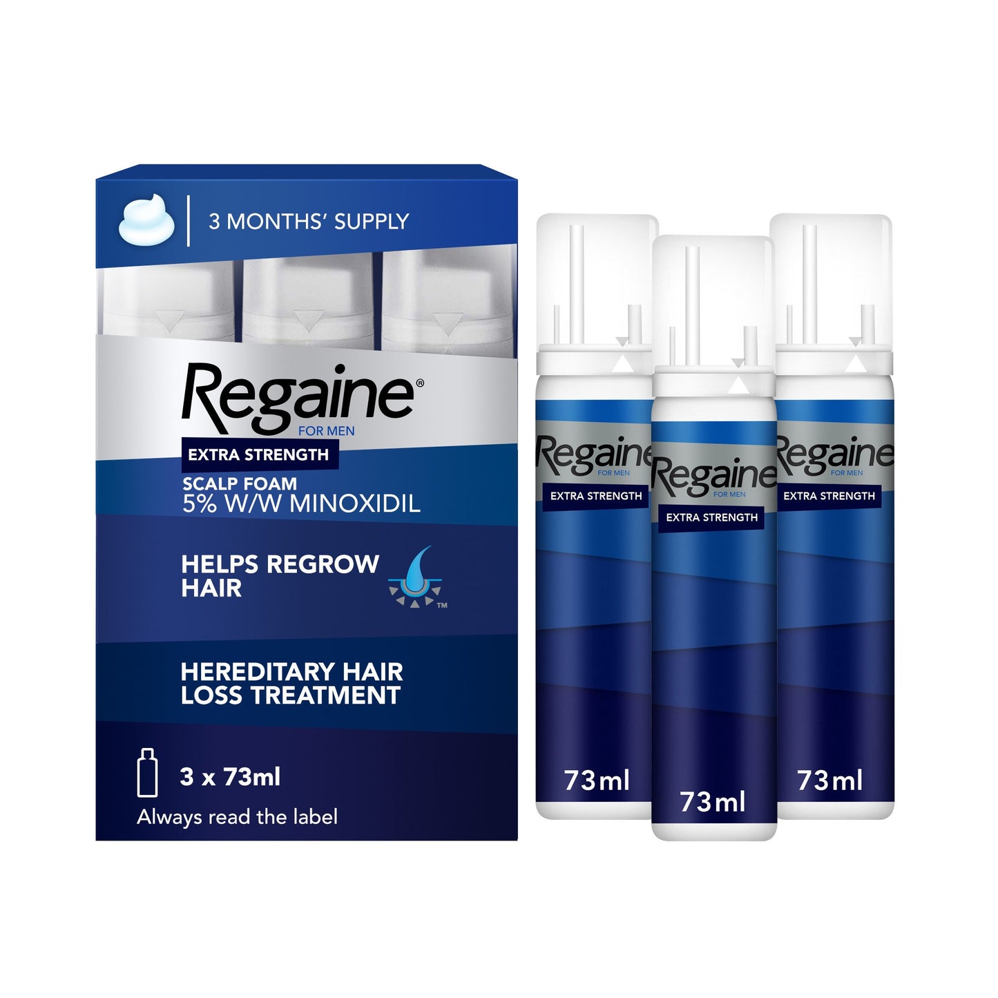 ROGAINE / REGAINE® FOR MEN EXTRA STRENGTH SCALP FOAM