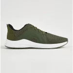 George Khaki Mesh Elastic Lace Trainers – Joggers