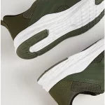 George Khaki Mesh Elastic Lace Trainers – Joggers