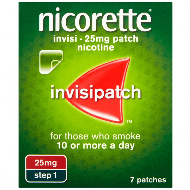 Nicorette InvisiPatch Step 1, 25mg (7 Patches)