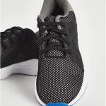 George Black Lace Up Mesh Trainers – Joggers