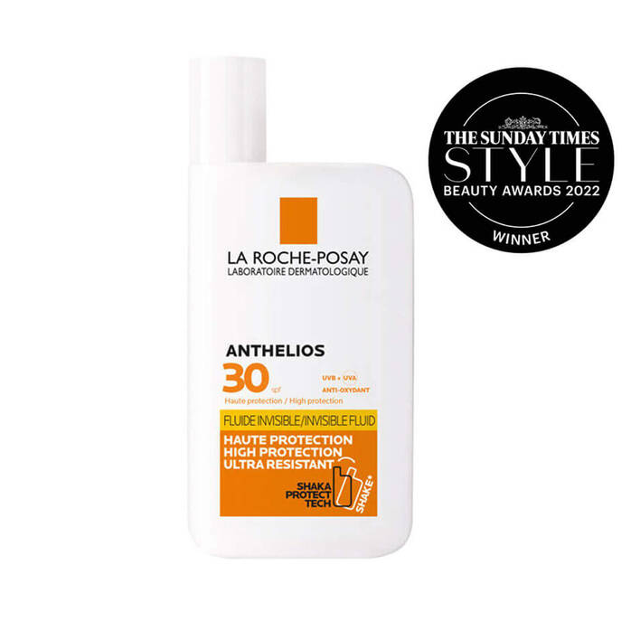 La Roche-Posay ANTHELIOS Ultra-Light Invisible Fluid SPF30 Sun Cream for Sensitive Skin 50ml