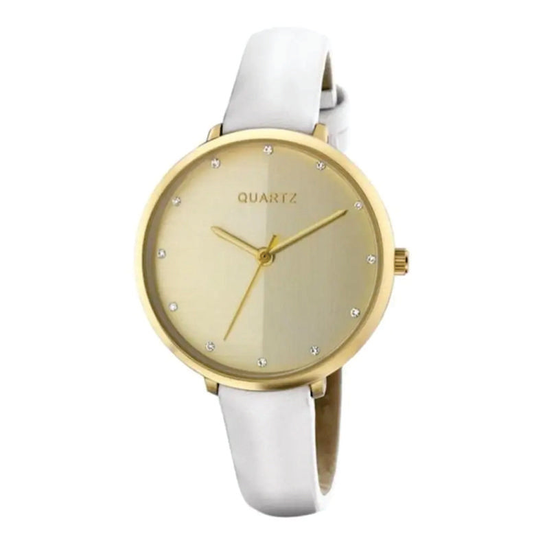 Avon Breena Brushed Dial Watch – Gold Tone
