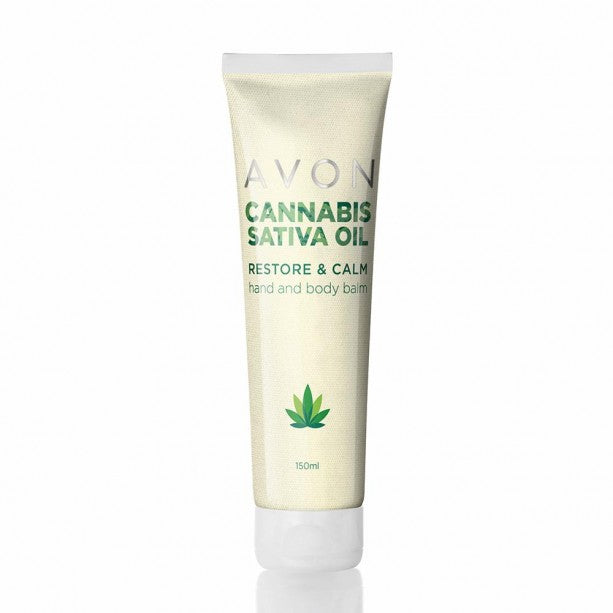 Avon Cannabis Sativa Oil Restore & Calm Hand & Body Balm 150ml
