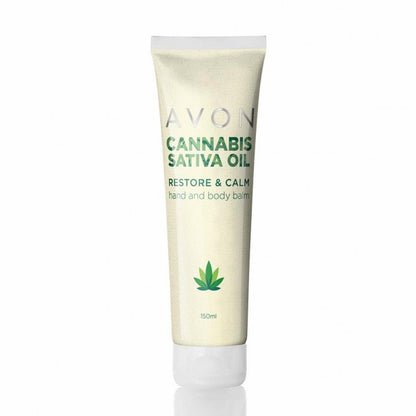 Avon Cannabis Sativa Oil Restore & Calm Hand & Body Balm 150ml