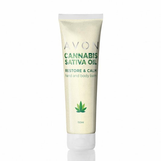 Avon Cannabis Sativa Oil Restore & Calm Hand & Body Balm 150ml