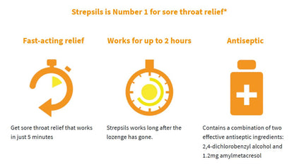 Strepsils Honey & Lemon (36 Lozenges)