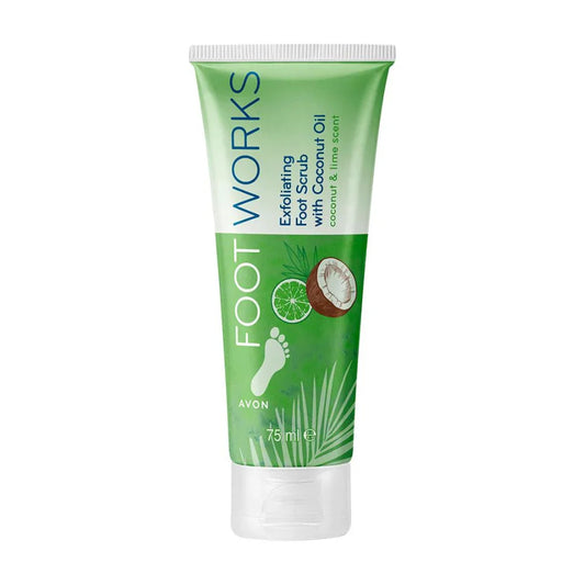 Avon Footworks Coconut & Lime Exfoliating Foot Scrub – 75ml