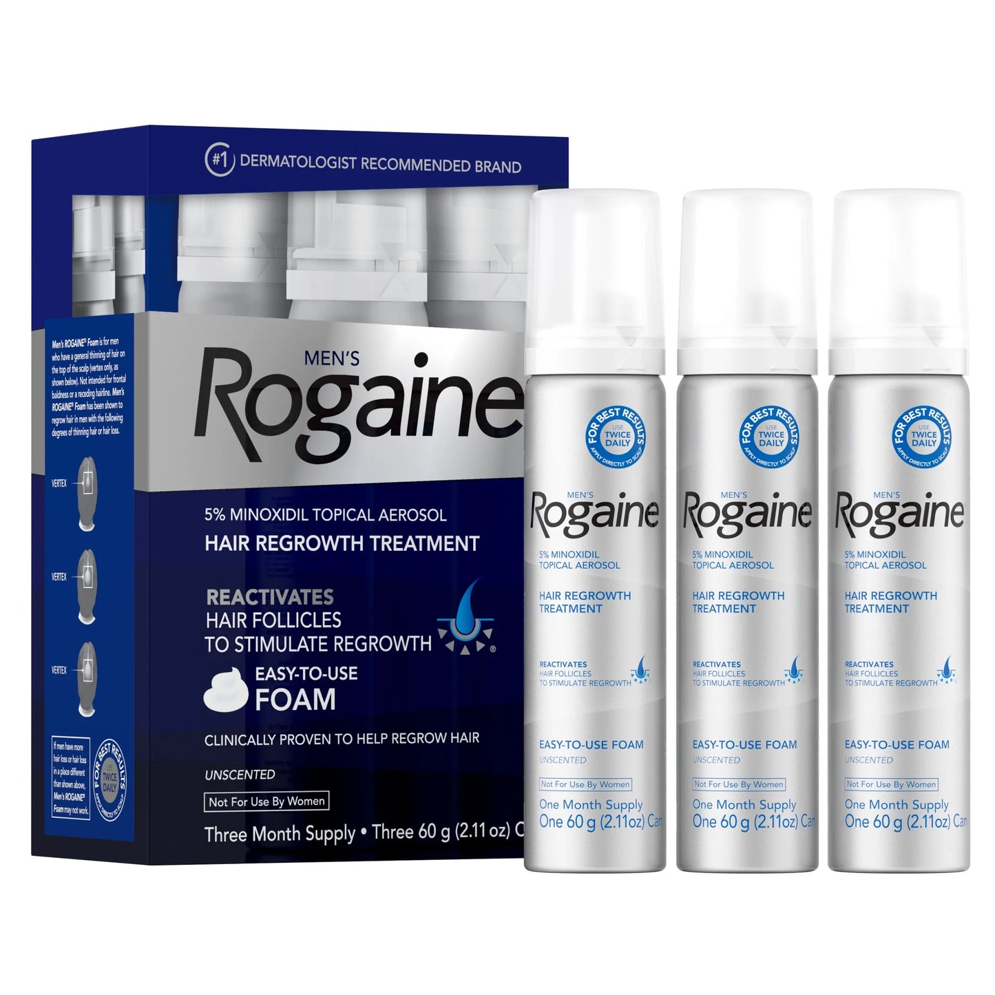 ROGAINE / REGAINE® FOR MEN EXTRA STRENGTH SCALP FOAM