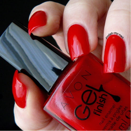 Gel Finish Nail Enamel – Roses Are Red