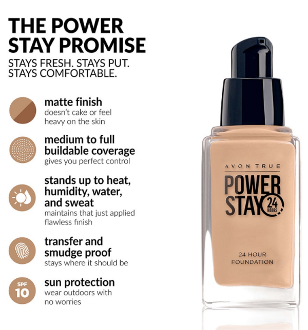 Power Stay 24 Hour Longwear Foundation SPF10